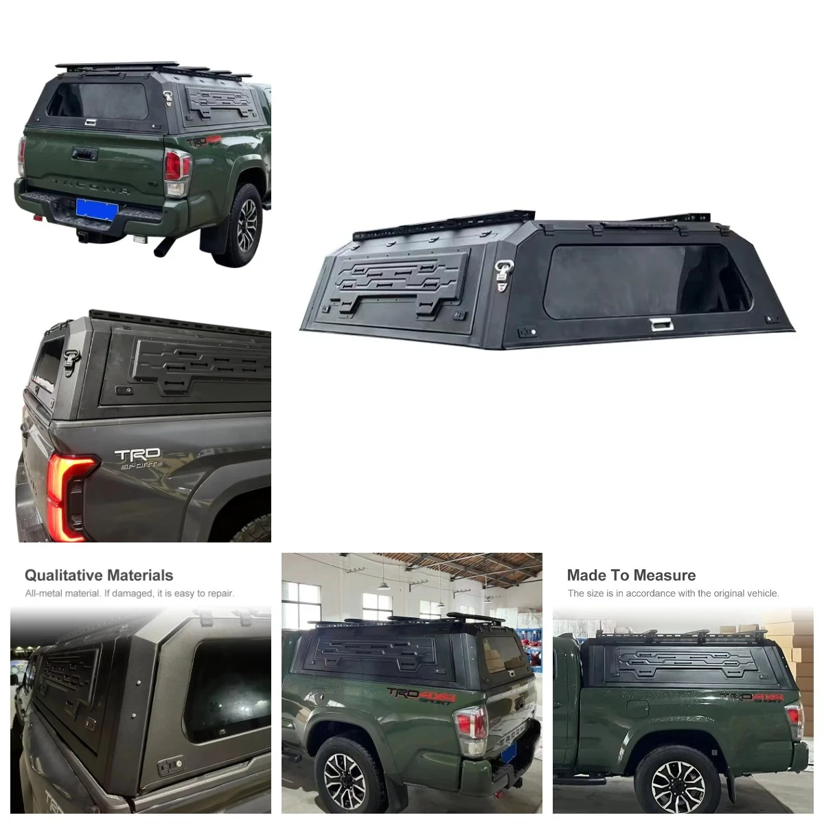 

Waterproof Truck Pickup Hard Top Truck Canopy for Triton, Tacoma 6ft