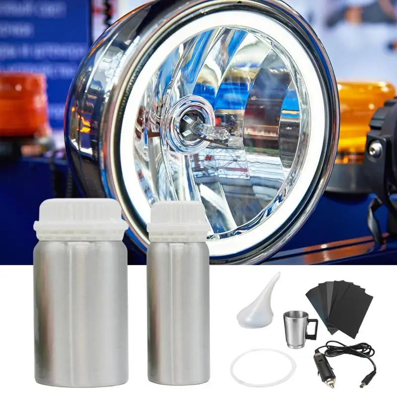 

Car Headlight Polish Kit 450g Car Glass renovation Non-Scratch Refurbishmen repair Hydrophobic headlight restoration kit