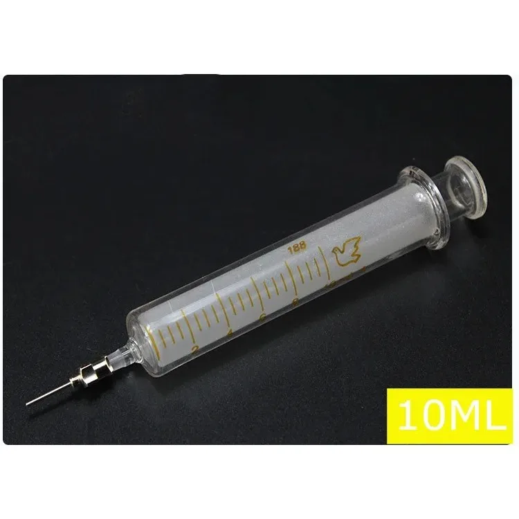 RELIFE Glasspritze 1-50 ml Spritze Metallnadel Schweißölbehälter Glas Schubstange Handy-Reparaturwerkzeuge Schneller Versand