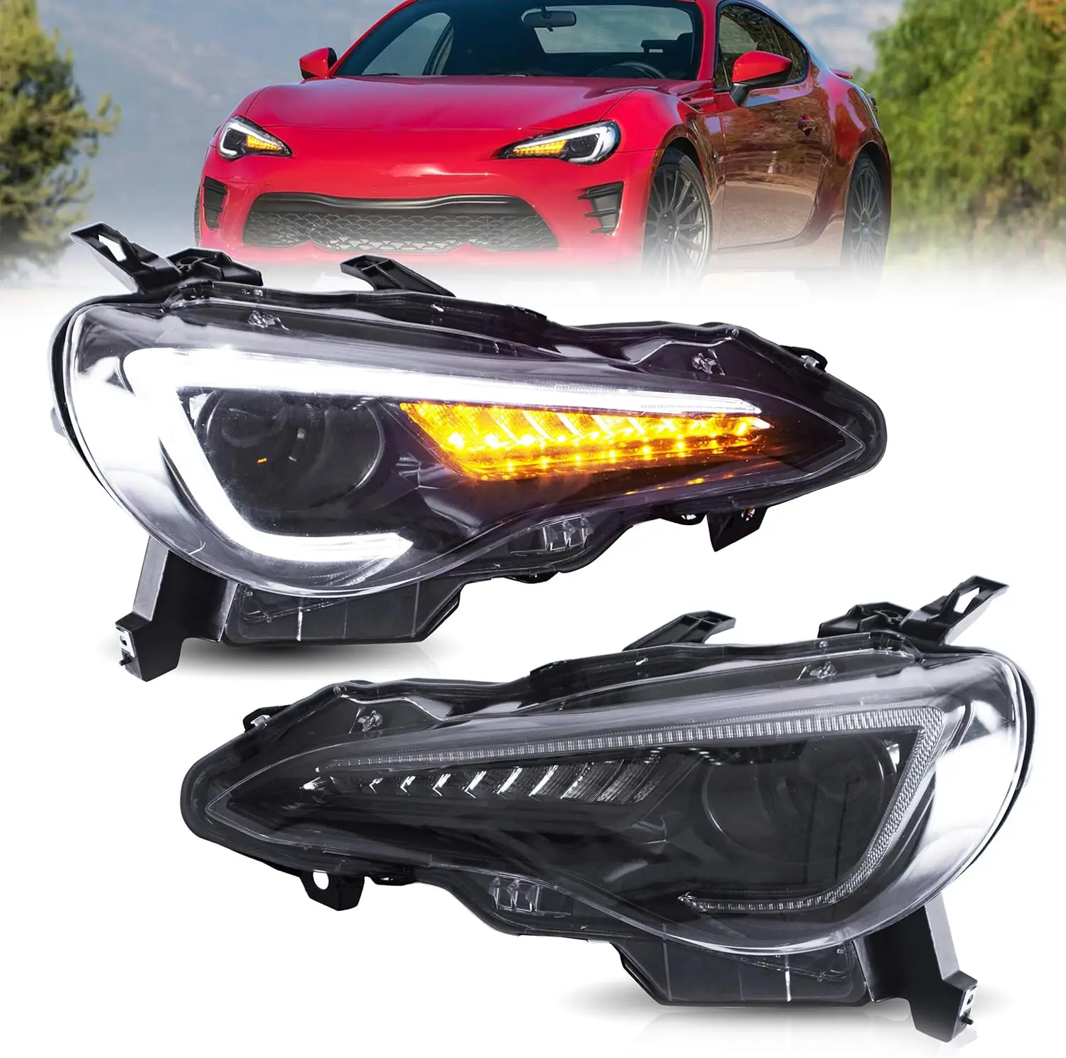 

Фара в сборе подходит для Toyota 86 1-го поколения 2012-2021 гг., Subaru BRZ, Scion FR-S, Plug-and-play, Regular