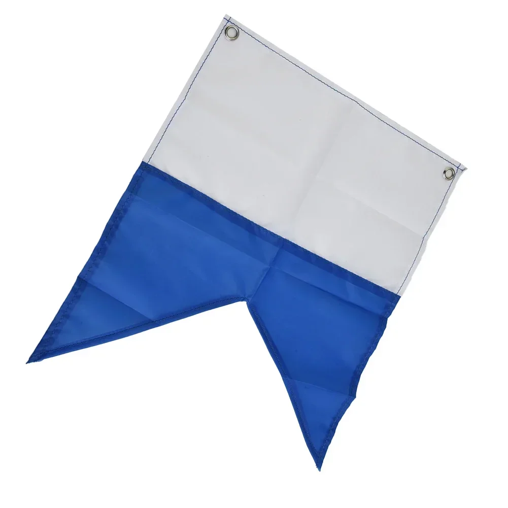 

Brand New Dive Boat Flag Scuba Dive 35x30cm/72x60cm Accessories Blue White Lightweight Replacement Scuba Diving