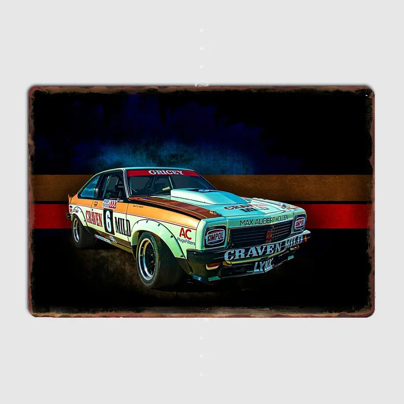 Allan Grice Torana SS A9X  Legends Car Vintage Posters Metal Sign Poster Bedroom interior Wall Home Decor Room Decoration