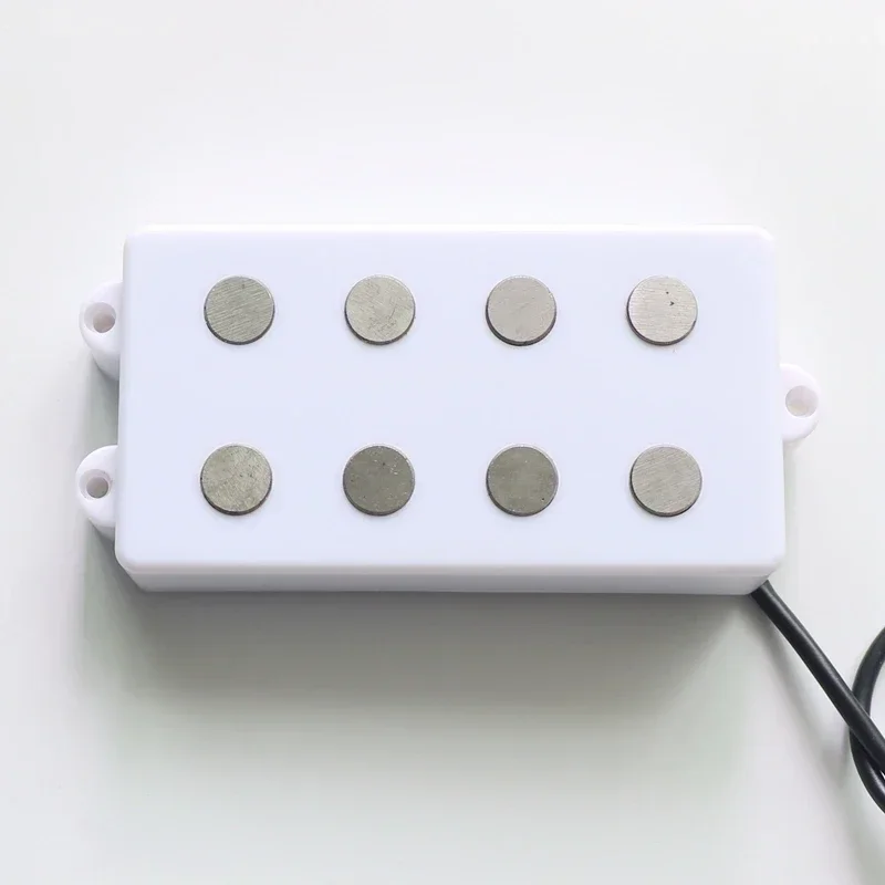 Donlis White Musicman Alnico 5 Magnet Bass Pickup In Black For 4 String Diy Humbucker Pickups Гитара