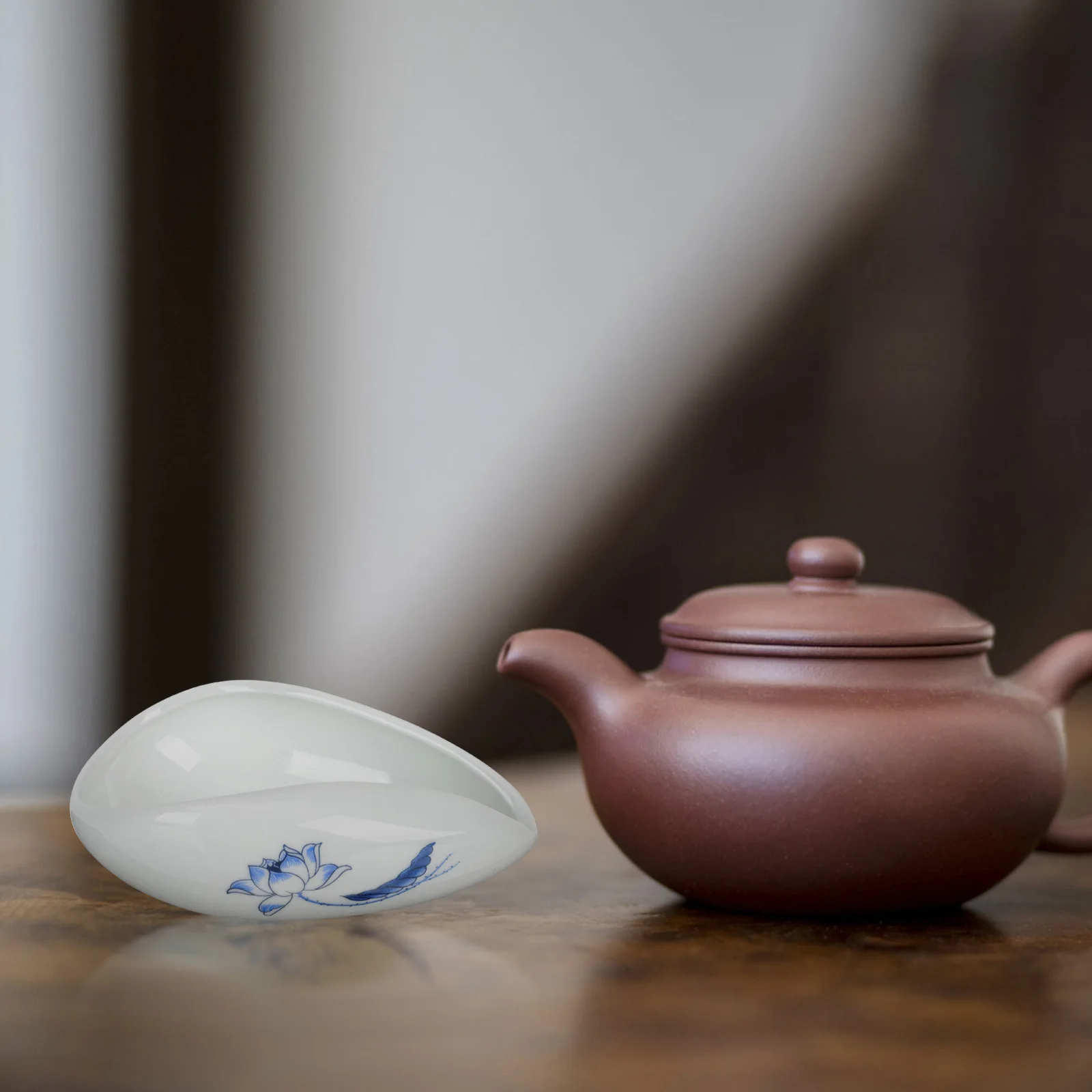 

Loose Tea Holder Leaves Leaf Plate for Coffee Bean Ceramic Storage Weighing Tray