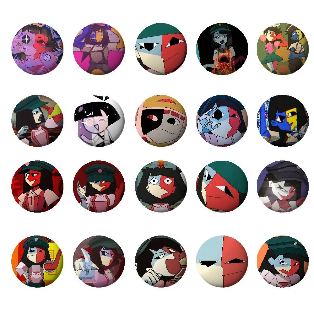 Ena الرسم الاصطناعية المطر روك شارات زر دبوس بروش اليدوية للملابس شارة ظهره اكسسوارات الديكور #1