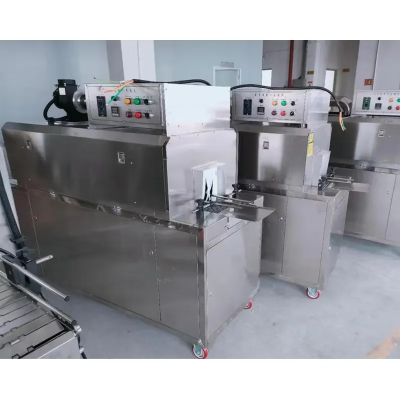Steam label shrinking machine, glass bottle outer packaging heat shrinkable film packaging machine, label film steam