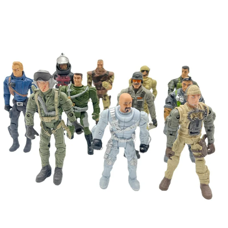 3.75 Warrior Lanard soldier special troops mode action figure doll toy character figurines children kids collection toys gifts