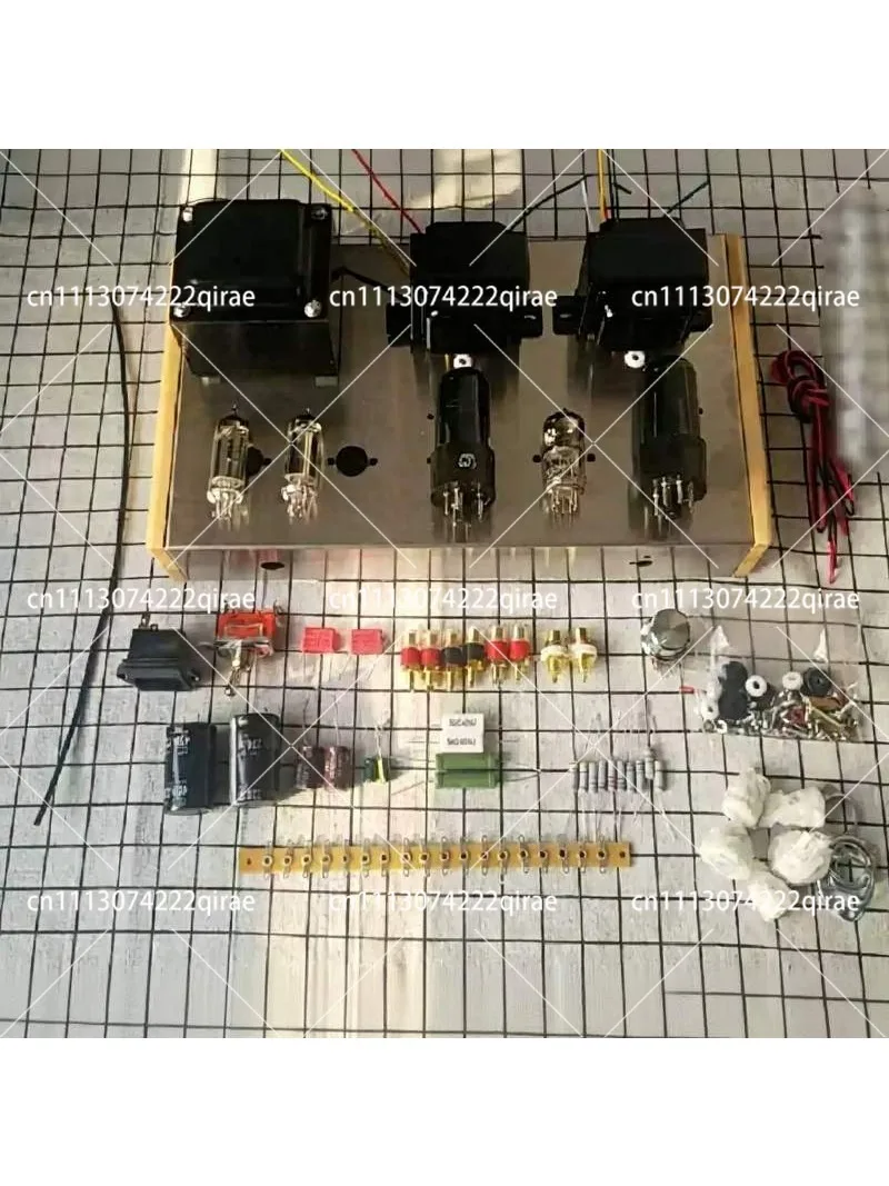 6P6P Vacuum Tube Amplifier Kit Dual 6Z4 Rectifier HiFi Stereo Amp for Audiophiles