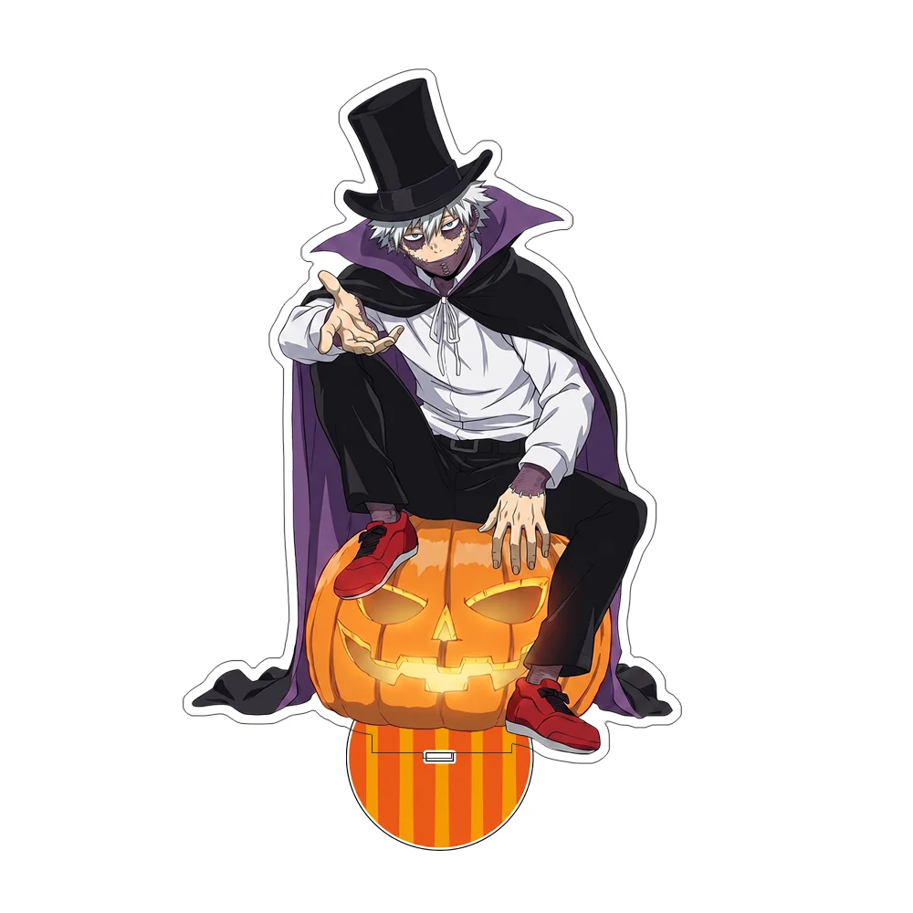 My Hero Academia Halloween  Dabi Toga Shigaraki 15CM Double Sided Acrylic Stand Keychain 2026 New Anime Stand Home Decor Gift