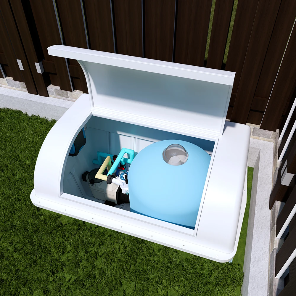 

Ready to Run Kit Fiberglass Pool Supplies Swimming Pool Equipment Filter Pool All in One Safety Water Play Equipment