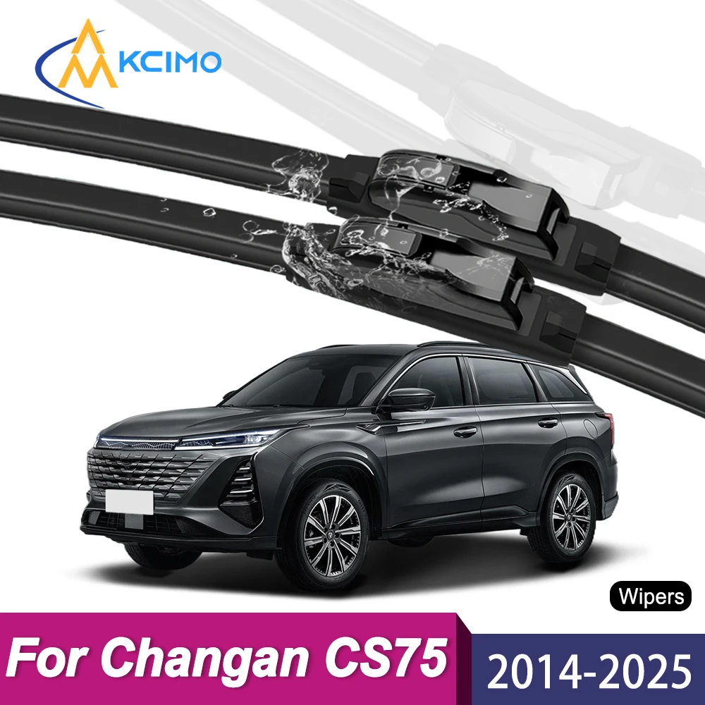 

Wiper Blades for Changan CS75 2014-2025, Front Windshield Wipers, Streak-Free Quiet All-Weather Wipers