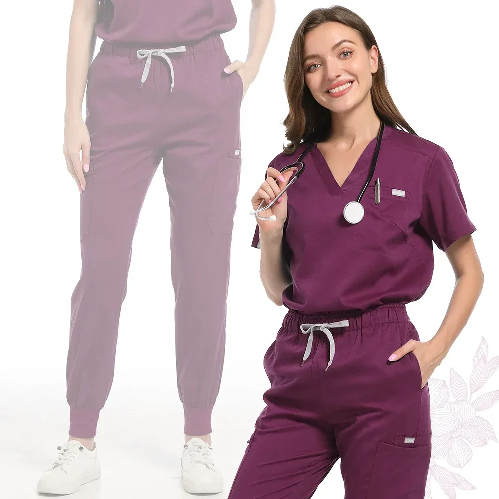 Groothandel Operatiekamer Medisch Uniform Scrubs Ziekenhuis Werkset Benodigdheden Verpleegkundige Tandheelkundige Chirurgie Pak Werkkleding verpleegstersblouse