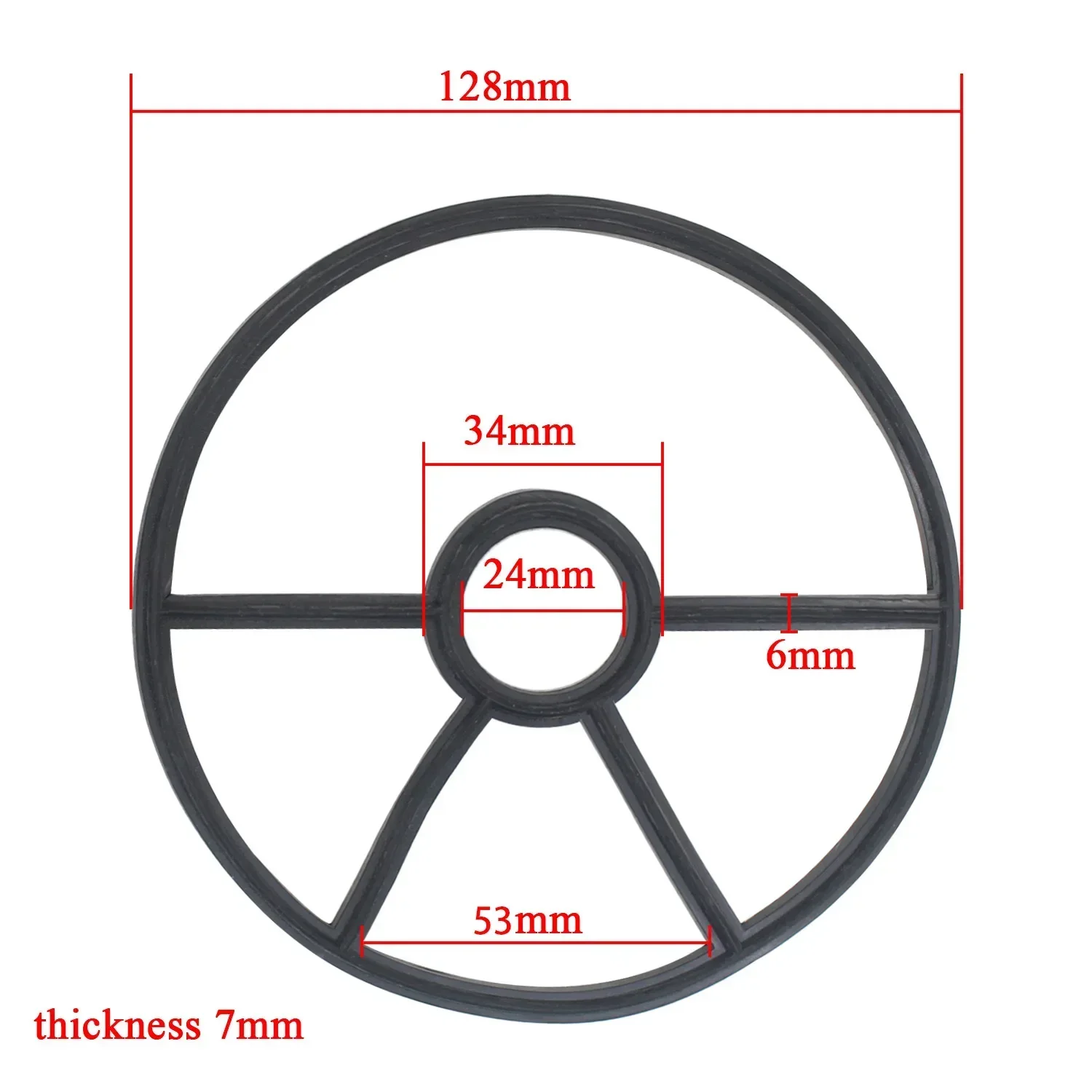 Imagem -02 - Spider Gasket Piscina Filtro de Areia Sobressalentes Válvula Desviadora Brach Multipor 12.8 13.2 13.5 cm