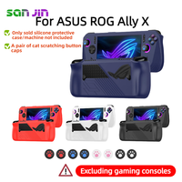 Silicone Protective Case For ASUS ROG Ally X Handheld Gaming Console Anti-collision And Anti-touch 360° All-round Protection