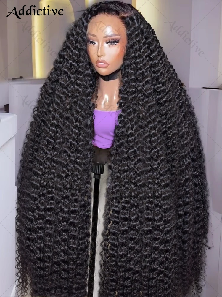 

250 Density 30 40 Inch HD Curly Wigs 13x6 Lace Frontal Human Hair Brazilian Water Deep Wave 13x4 Lace Frontal Wig For Women