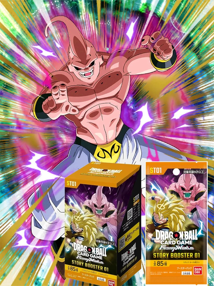 Bandai Dragon Ball Collection Card Super Fusion World ST01 Story Booster 01 Japanse TCG Trading Card Game Majin Buu Saga Kaarten