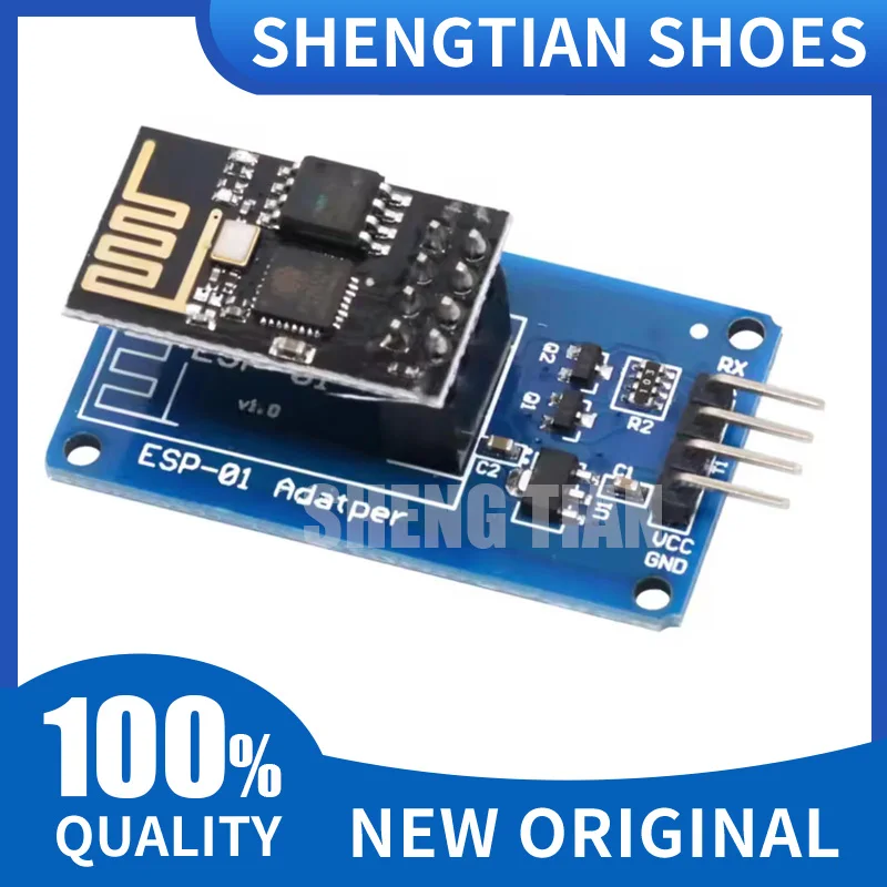 Беспроводной модуль Wi-Fi ESP8266 ESP-01, последовательный адаптер 3.3V/5V, плата ESP01, совместимая с Arduino