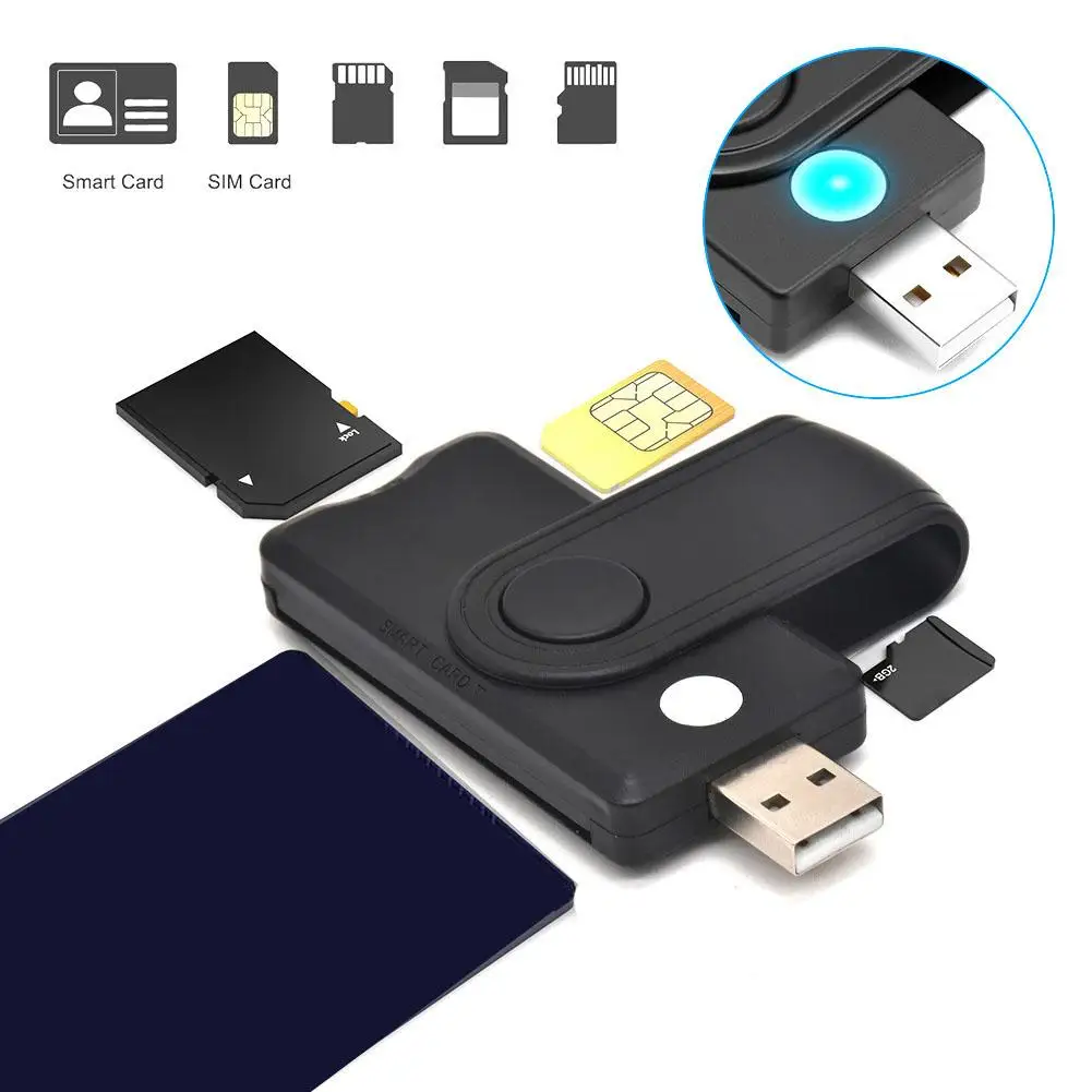 UTHAI For Windows 7 8 10 Linux OS, USB SIM Smart Card Reader F9I0