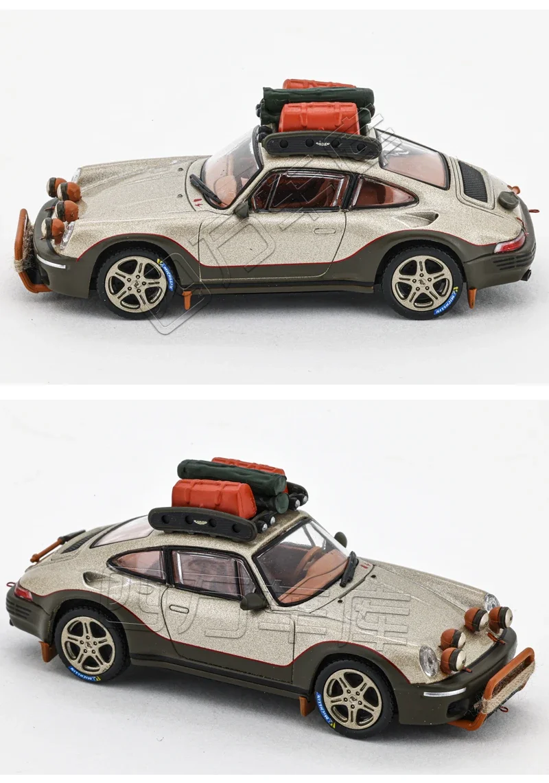 Modelo de coche 1:64 RUF Rodeo Concept, prototipo de coche 2020, modelo de coche fundido a presión de aleación, pieza de decoración de habitación de colección para niños, regalo de vacaciones.