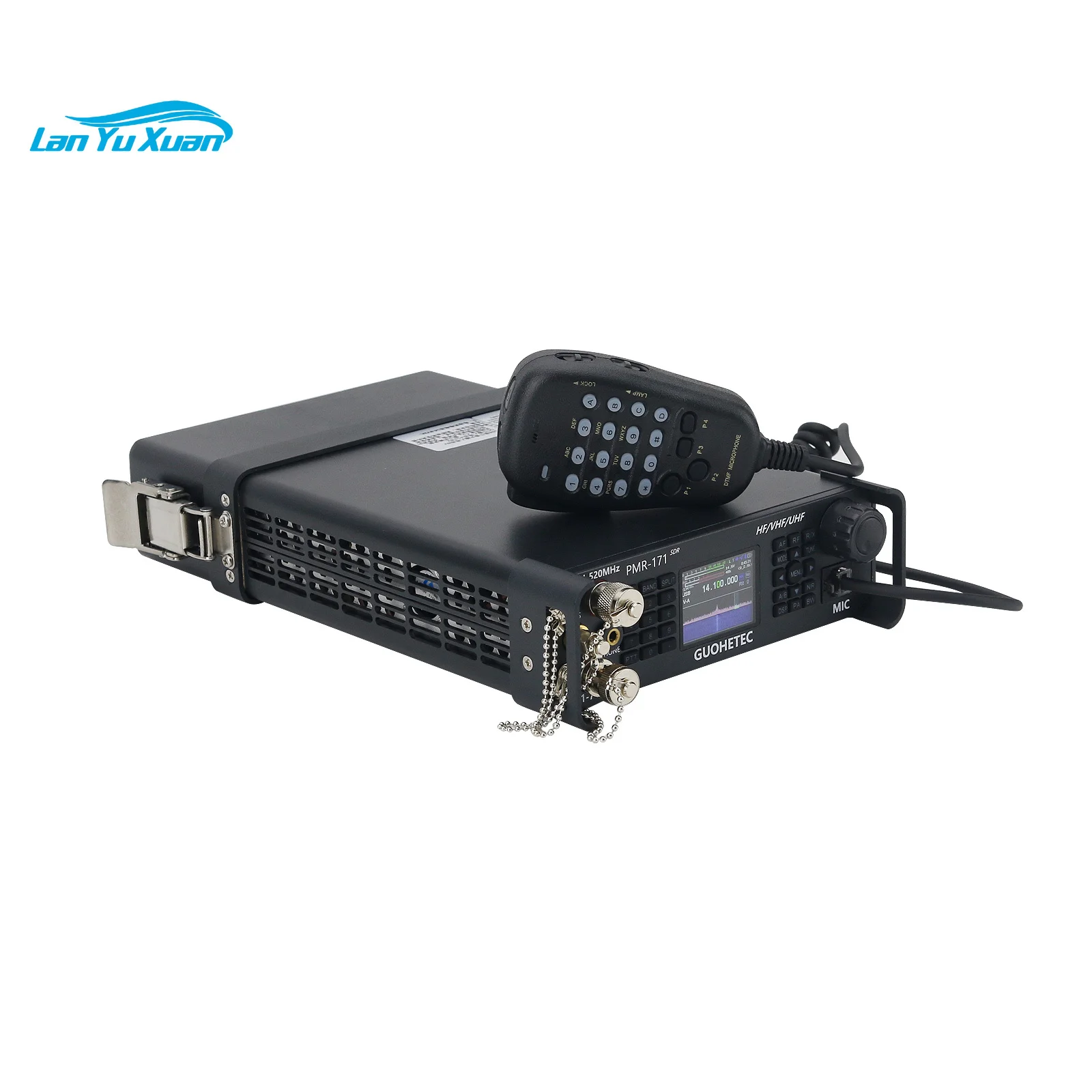 

HAMGEEK PMR-171 100KHz-2GHz 20W Radio SDR Transceiver VHF UHF HF CW AM SW Mobile Radio