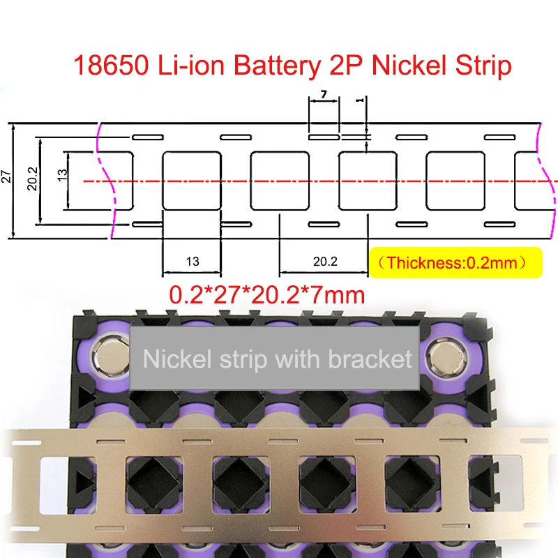 Variant: 18650 0.20x27x20.2mm