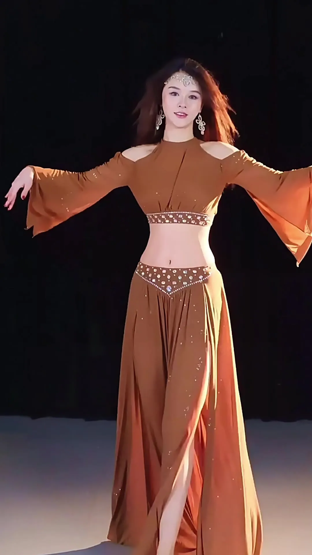 女性用ベリーダンスコスチュームセット,オリエンタルダンスセット