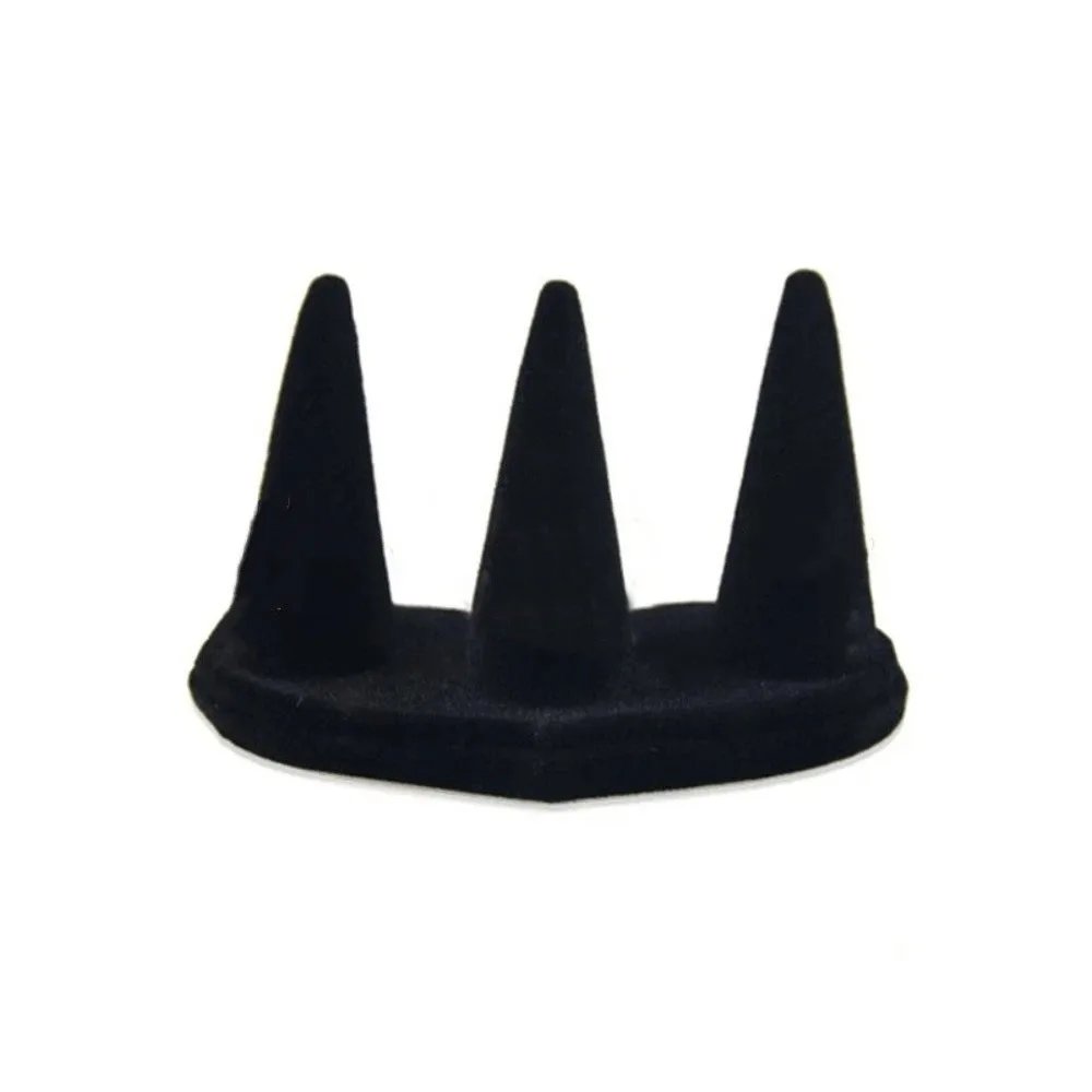 

Simple Organizer Rings Display Holder Velvet Ornaments Jewelry Display Rack Storage Bracelet Ring Display Stand Women