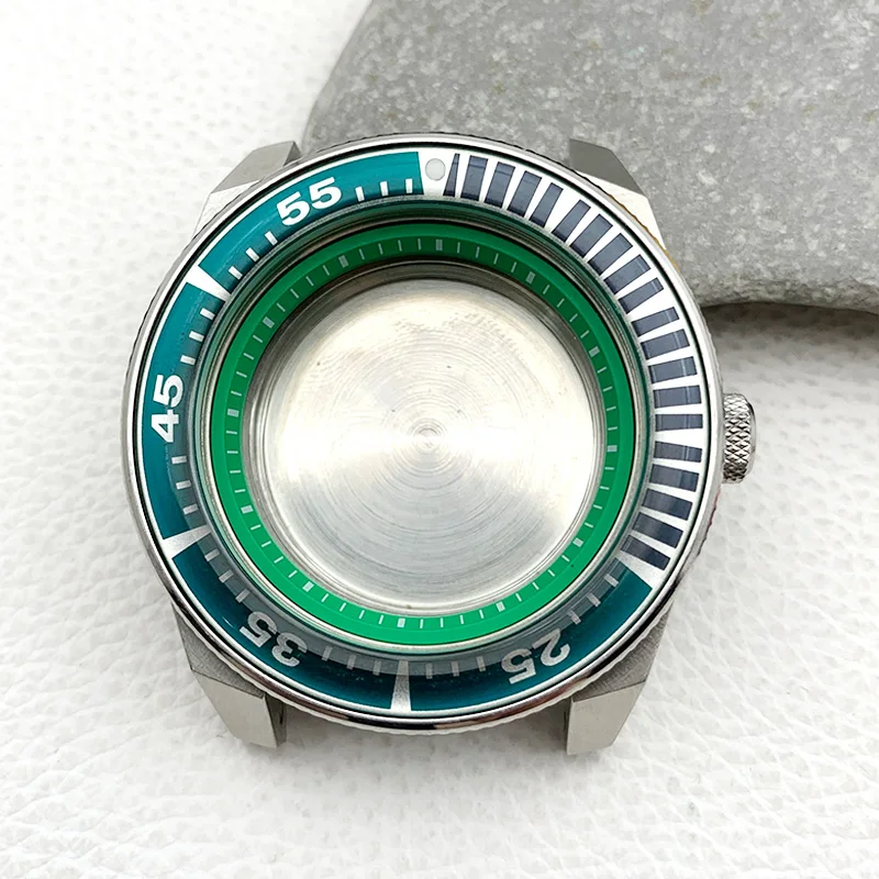 حافظة Mod King Samurai تناسب NH34 NH35 7S تاج الحركة عند 3.0 SRPF Samurai Series للرجال حافظة ساعة مقاومة للماء 200 متر