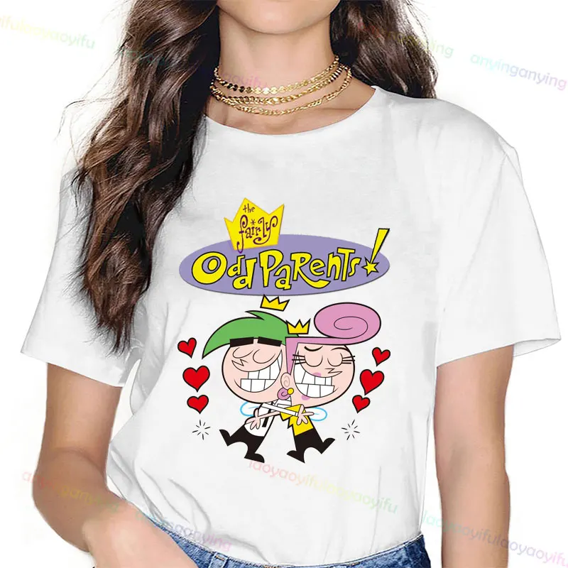 Y2k Classic Cartoon The Fairly Oddparents.Chip Skylark  R&B Cover Customized Printed Leisure T-Shirt Mens and Womens Clothing