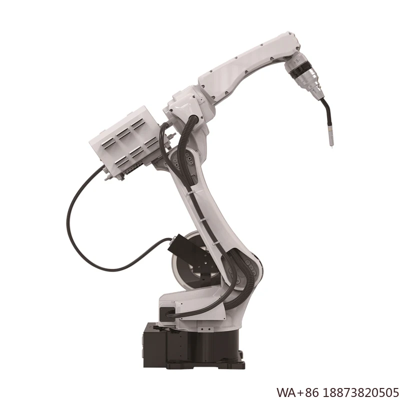 Robô industrial China Fábrica Robô de soldagem automática de 6 eixos com máquina de solda de fibra