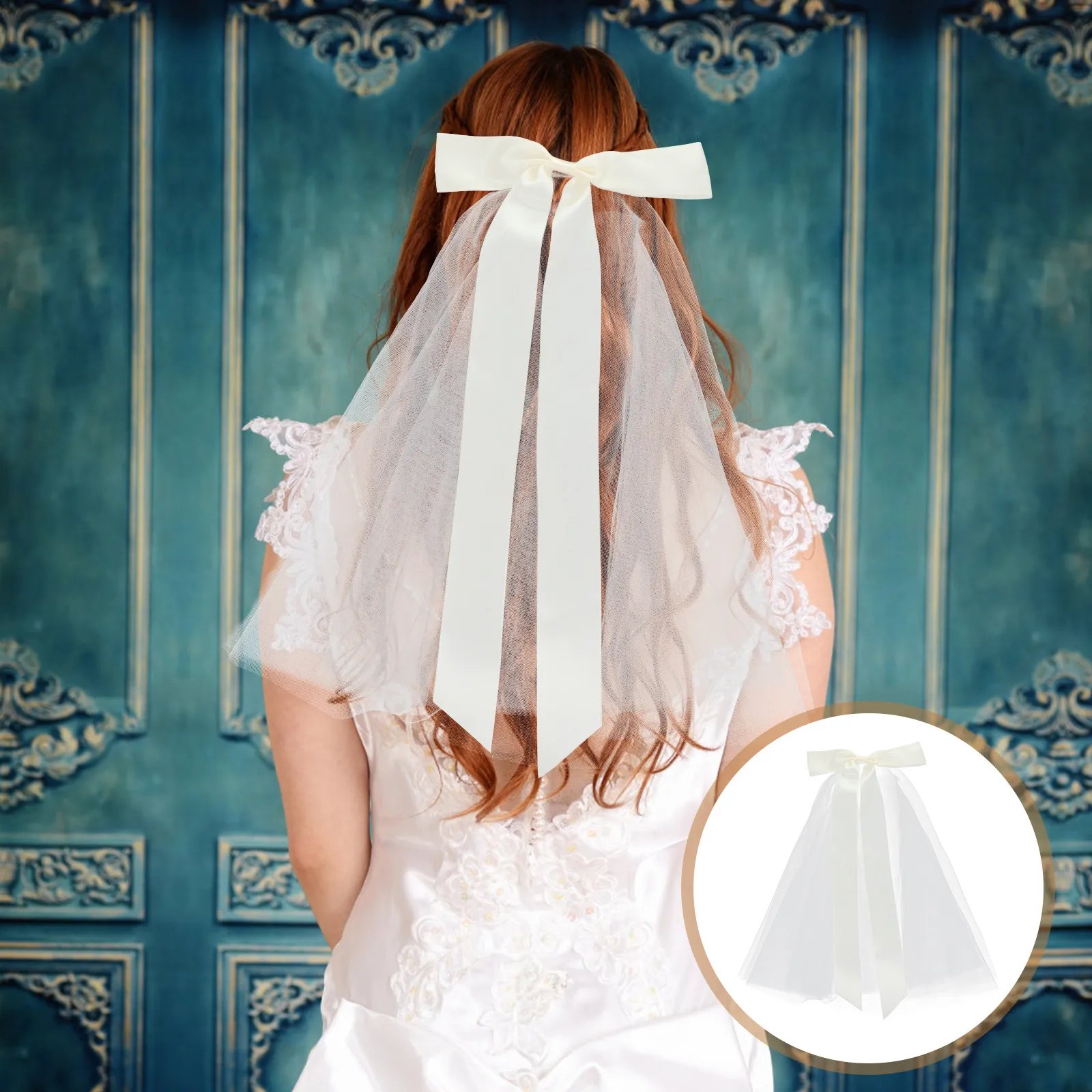 veu-de-noiva-curto-e-elegante-com-laco-leve-para-casamento-despedida-de-solteira-noivado-e-decoracao-de-celebracoes