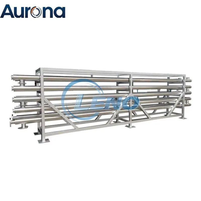 【Industrial】Sanitary Stainless Steel 304 316 Tubular Heating Cooling Condenser Shell Piper And Tube Heat Exchanger