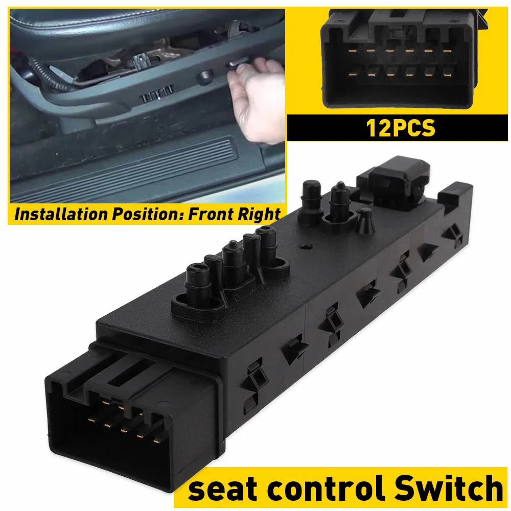 

Front Right Seat Adjuster Switch For Ford F150 F250 F350 F450 F550 Escape Expedition Explorer Lincoln MKT MKX MKZ Navigator