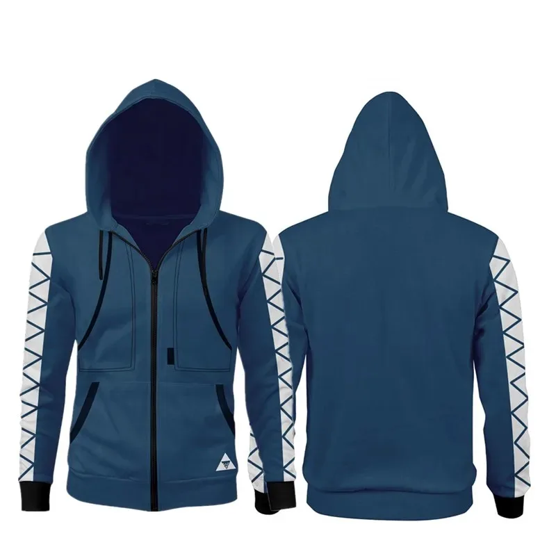 Аниме Twisted косплей Wonderland Hercules Idia Shroud толстовка для взрослых куртка на молнии толстовка пальто пуловер костюм