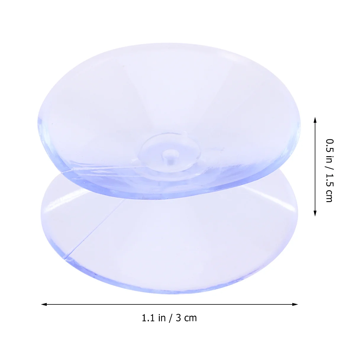 

12 pcs 10X30Mm Transparent Double Sided Suction Pads Anti Slip Mat For Glass Silicone Rubber Mounts Home Bathroom Kitchen