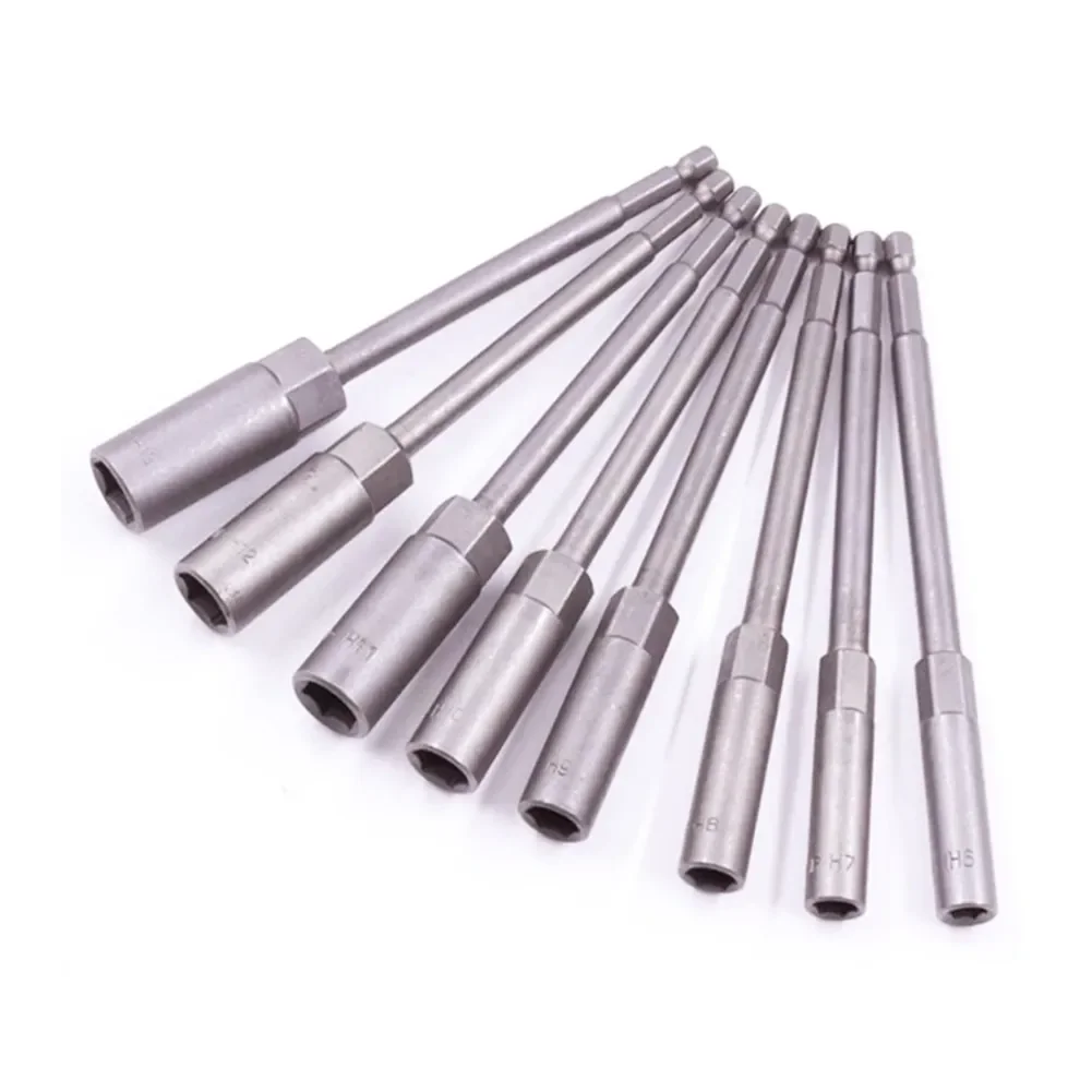 

Tool Attachment Kit Eight Pcs of Magnetic Extensions at a Convenient Length of 150mm for Quick Usage in Projects