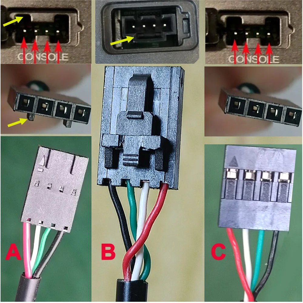 Aruba WiFi Acess Point AP-207 APIN0207 APIN0305 APIN305 314 APIN0315 Console Cable Header-AP-CBL-SER JW071A