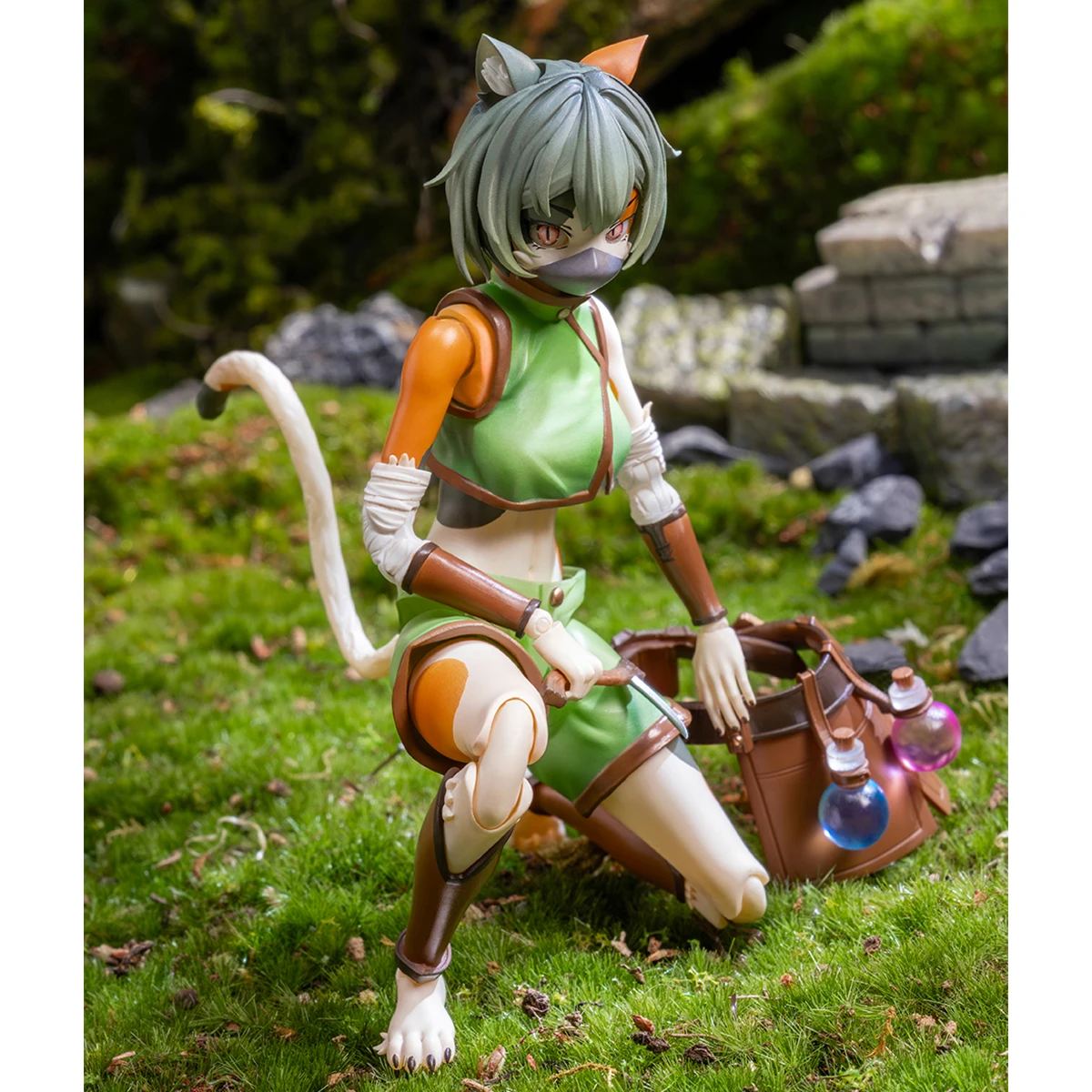 HiPlay LADoTOYS 1/12 Adventure Squad Calico Cat Girl Tonia Tigris Herbalist Version Actionfiguren