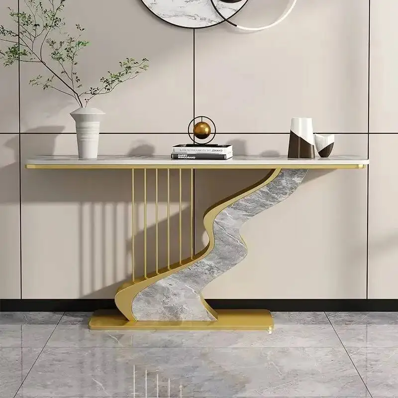 الحديثة خمر وحدة التحكم منتصف الجدول المعادن اللوبي الشمال وحدة التحكم الجدول المدخل مدخل Wohnzimmer Tisch أثاث غرفة المعيشة #6