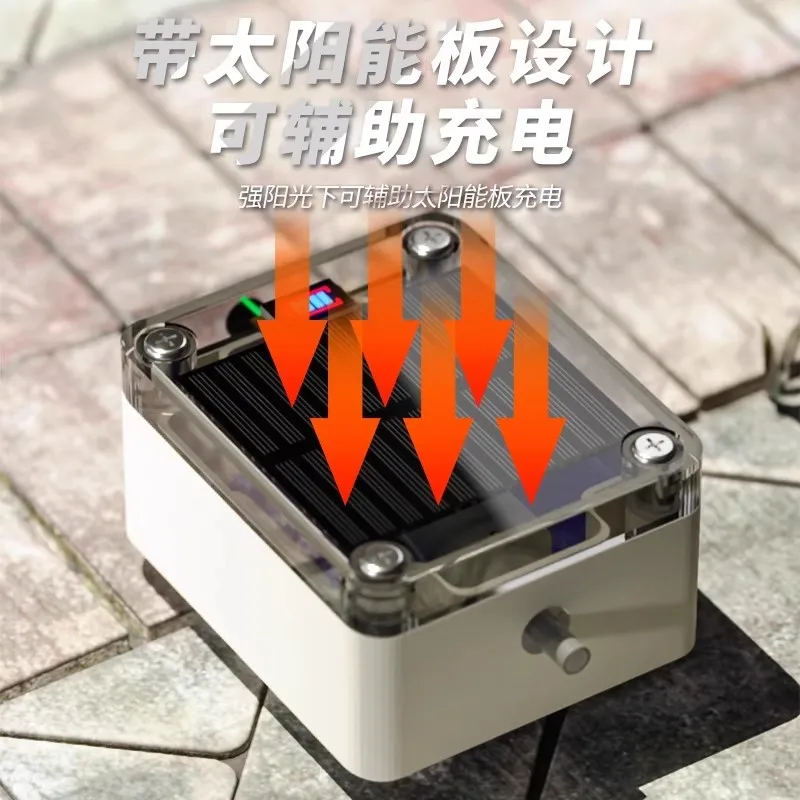 Outdoor Fishing Long-Lasting Rechargeable Solar Oxygen Pump for Night Fishing and Wild Fishing with High Airflow