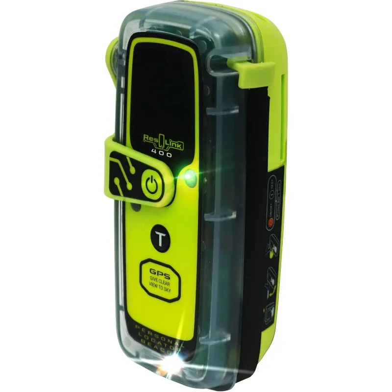 home.ResQLink 400 - SOS Personal Locator Beacon with GPS and Any Outdoor Emergency - Ideal for Hiking, Hunting, Boating, Fishing