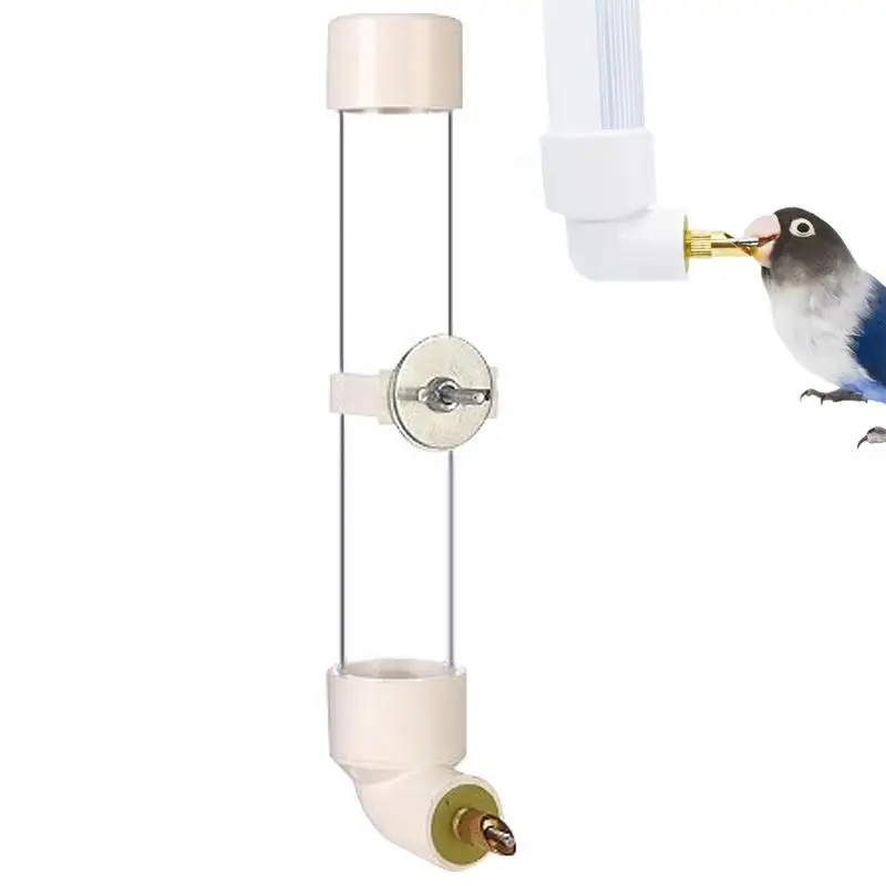 Bird Drinker Portable Water Dispenser Parrot Water Container 130ml Parrot Bird Automatic Drinking Device Water Dispenser Parrot