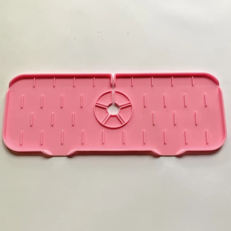 Silikon Wasserhahn Griff Tropf fänger Tablett Wasserhahn Matte Drain Pad Splash Pad wieder verwendbare Küchen spüle Arbeits platte Schutz