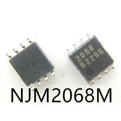 10PCS/lot NJM2068M NJM2068 SOP8 LOW-NOISE DUAL OPERATIONAL AMPLIFIER JRC2068 SMD SOP In Stock