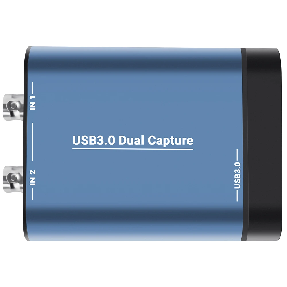 2 チャンネル SDI 1080P60 ビデオ キャプチャ カード SDI から USB 3.0 ビデオ ドングル ゲーム ライブ ストリーミング ブロードキャスト