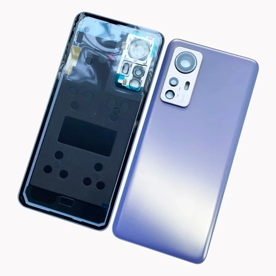 For Xiaomi 12 12X Back Cover Lid Mi12 5G Battery cover With Camera Glass Lens Rear Battery Glass Door Housing Case