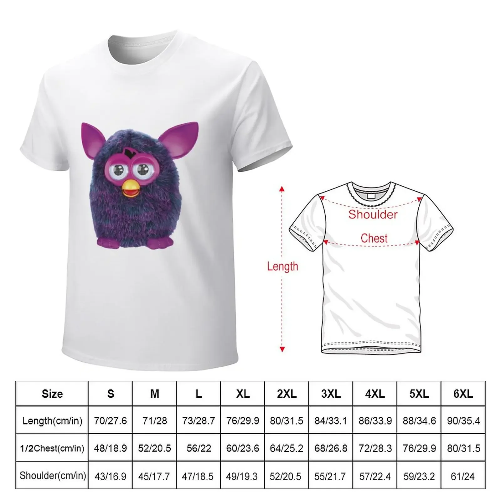 Furby Toy T-Shirt funnys new edition aesthetic clothes heavyweight t shirts for men