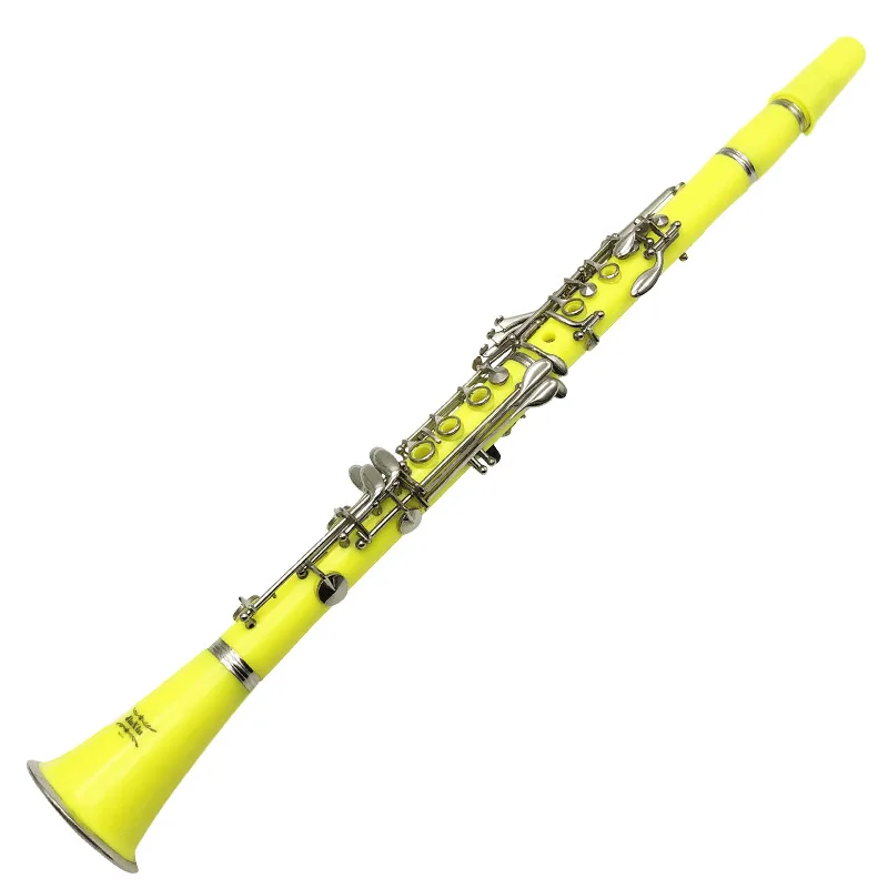B-flat Color Clarinet Trend Style Woodwind Musical Instrument for Music Players
