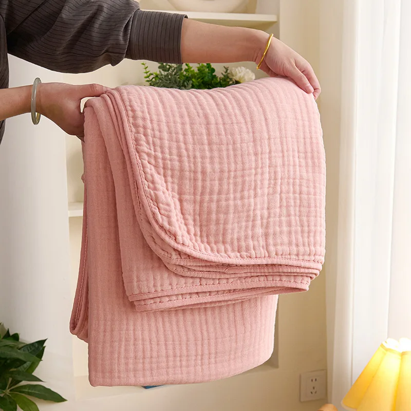 6 Layers Muslin Baby Blanket Newborn Organic Cotton Baby Swaddle Wrap Blankets For Boy Girl Receiving Blanket Toddler Bath Towel