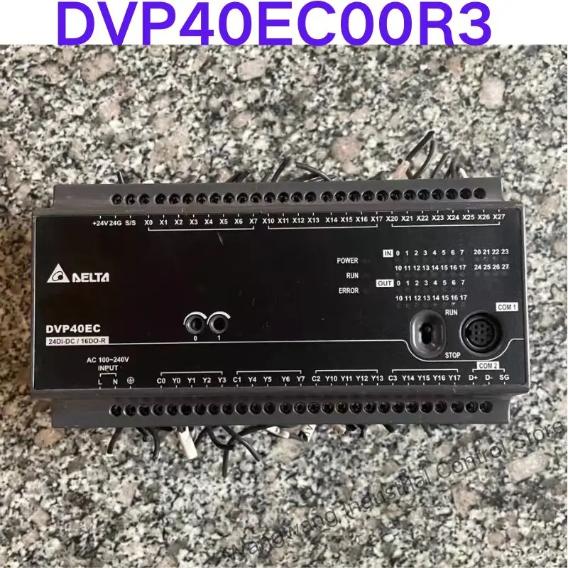 Second-hand test OK , DVP40EC00R3  Programmable Controller